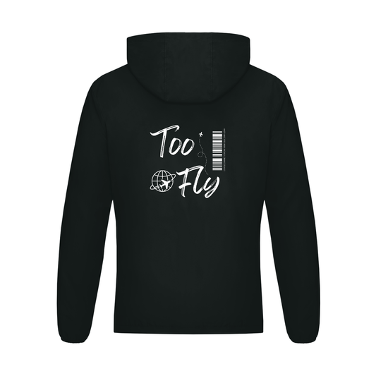 "Too Fly" Soft Hooded Sports Jacket